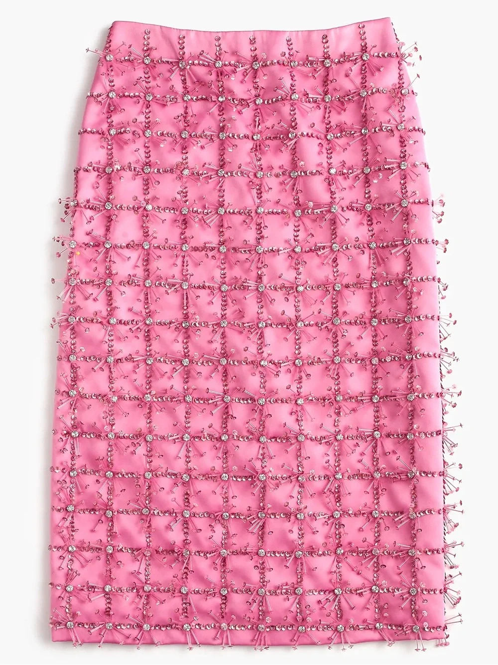 J. Crew Collection Embellished Satin Skirt. Size 16. Like New. - Picture 6 of 8